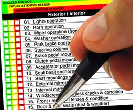 Mercedes safety inspection 52 point checklist